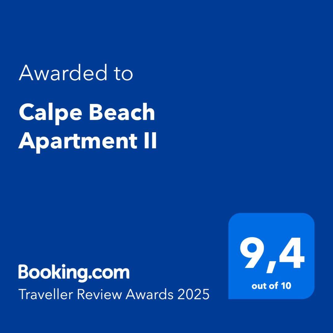 Calpe Beach Apartment II Turquesa Beach Ifach Kültér fotó